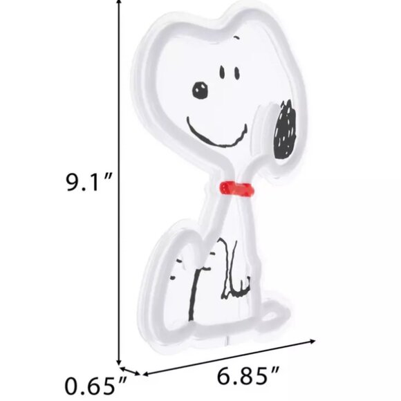 Peanuts Snoopy LED Neon Sign - Picture 2 of 4